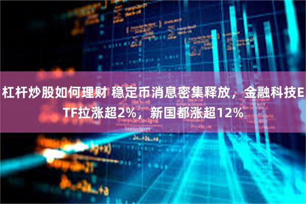 杠杆炒股如何理财 稳定币消息密集释放，金融科技ETF拉涨超2%，新国都涨超12%