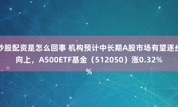 炒股配资是怎么回事 机构预计中长期A股市场有望逐步向上，A500ETF基金（512050）涨0.32%