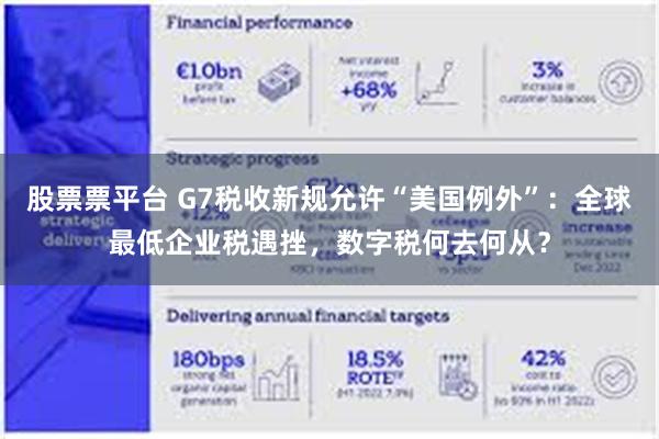 股票票平台 G7税收新规允许“美国例外”：全球最低企业税遇挫，数字税何去何从？