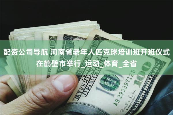 配资公司导航 河南省老年人匹克球培训班开班仪式在鹤壁市举行_运动_体育_全省